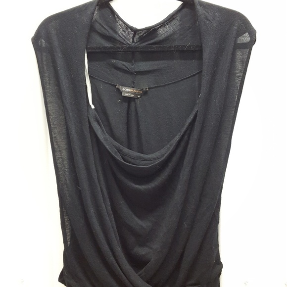 BCBG Layered Black Top - Picture 1 of 2